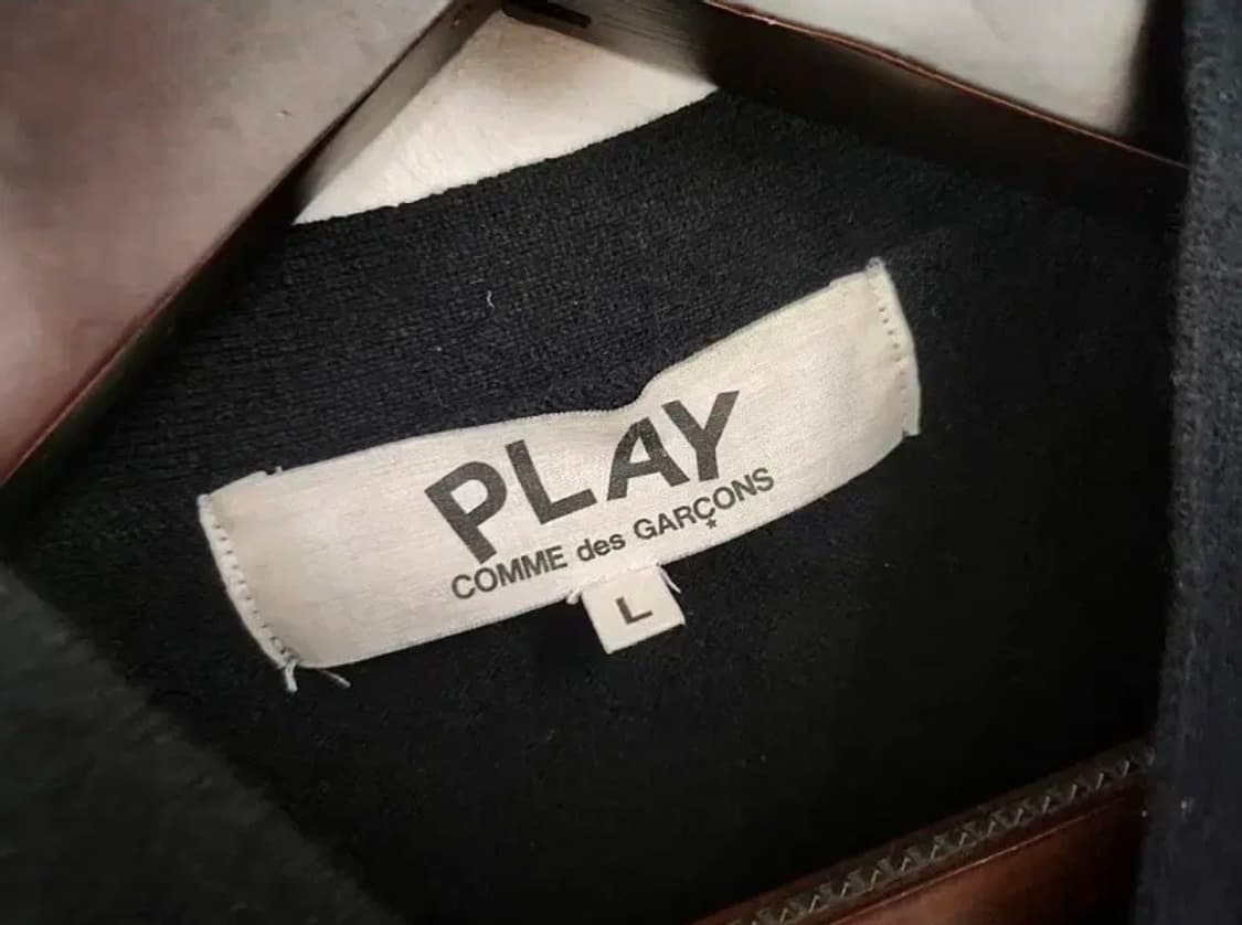 꼼데가르송 울100 블랙 골드팬 상품이미지2