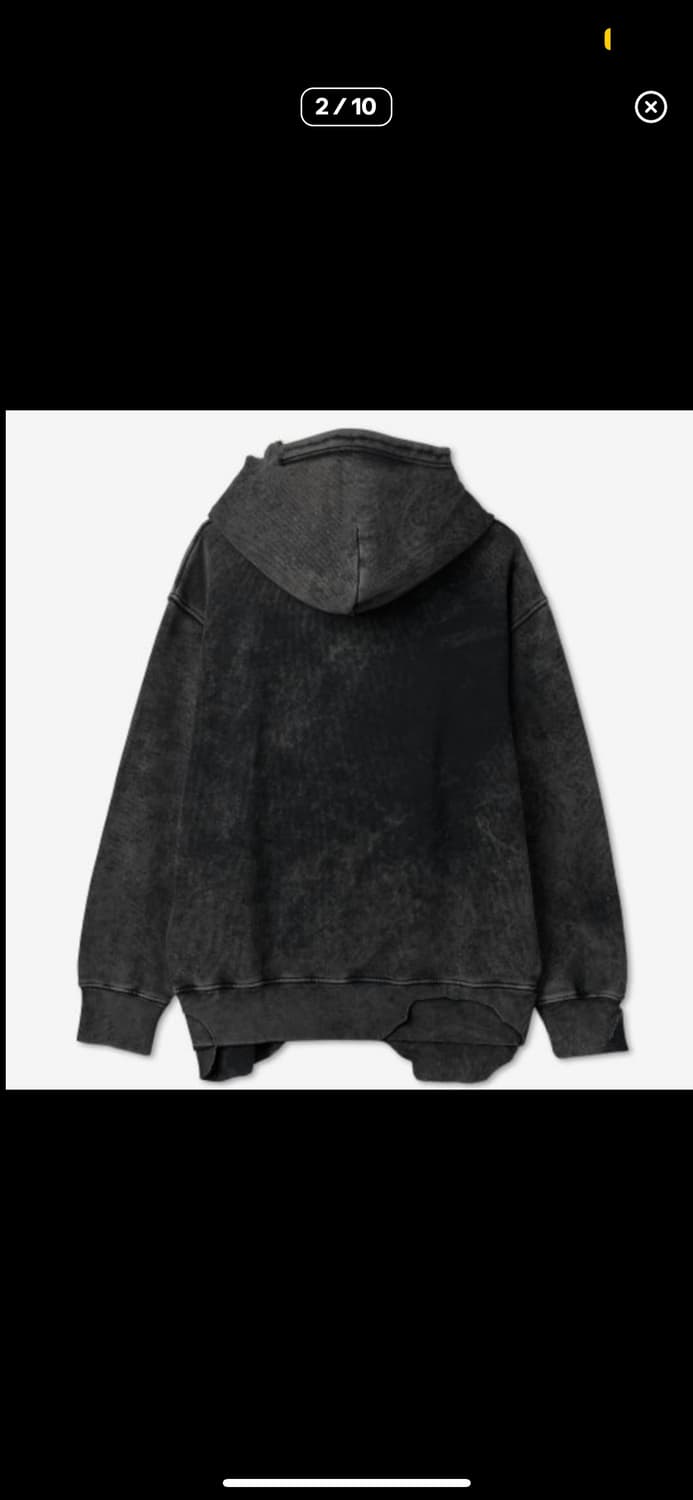 디젤 디스트레스드 후드 상품이미지2