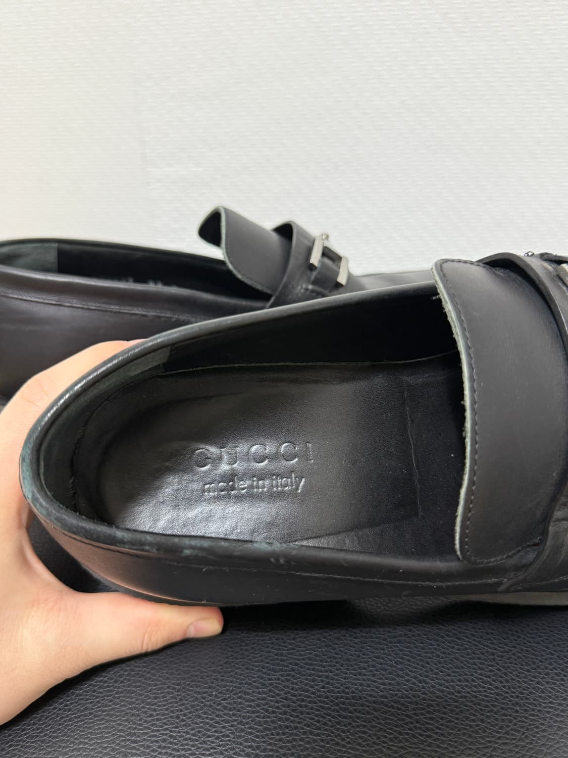 Gucci 구찌 홀스빗 레더 드레스 로퍼 상품이미지5