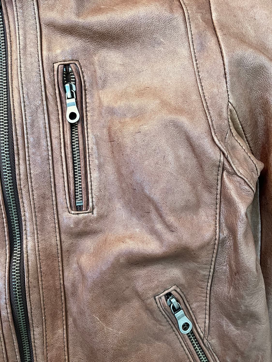 빔즈 램스킨 싱글 라이더 자켓 상품이미지5