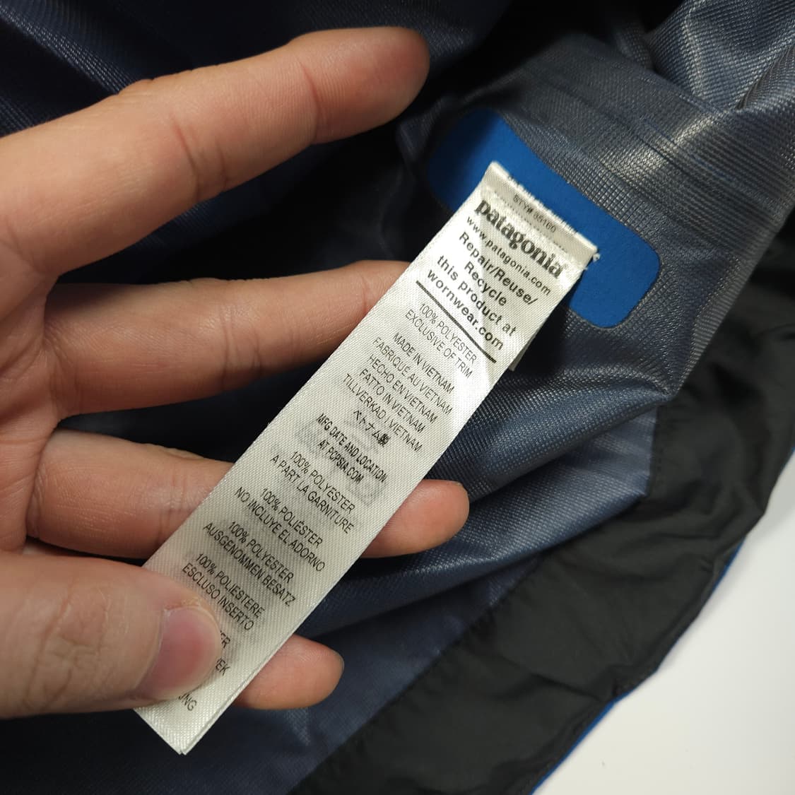 파타고니아 바람막이 블루 상품이미지8