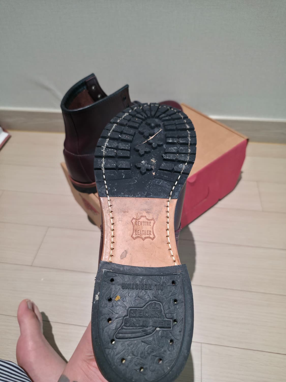 레드윙 벡맨 9011 블랙체리 280 상품이미지6