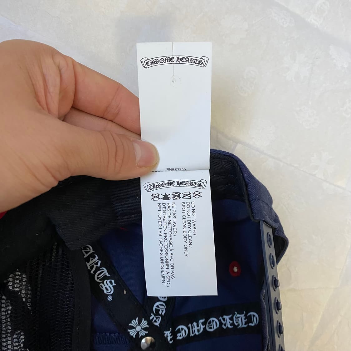 [Free] 크롬하츠 가스스테이션 모자 캡 네이비 상품이미지7