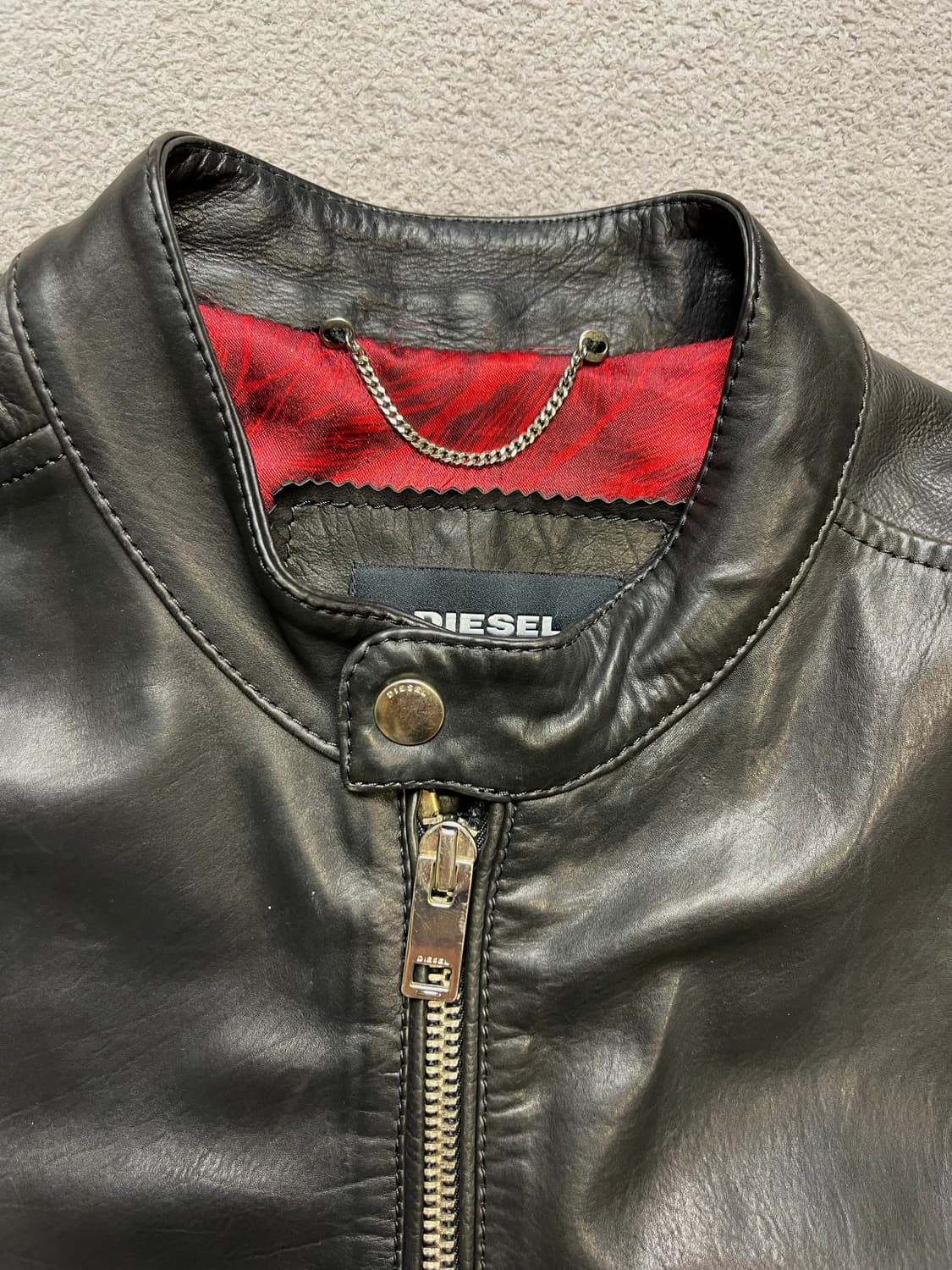 [s] 디젤 가죽자켓 -95-100(slim) 디젤자켓 상품이미지7