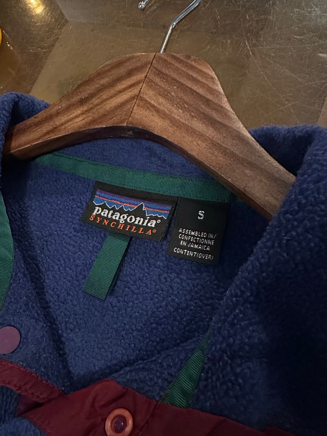 빈티지 파타고니아 신칠라 플리스 스냅티 상품이미지5