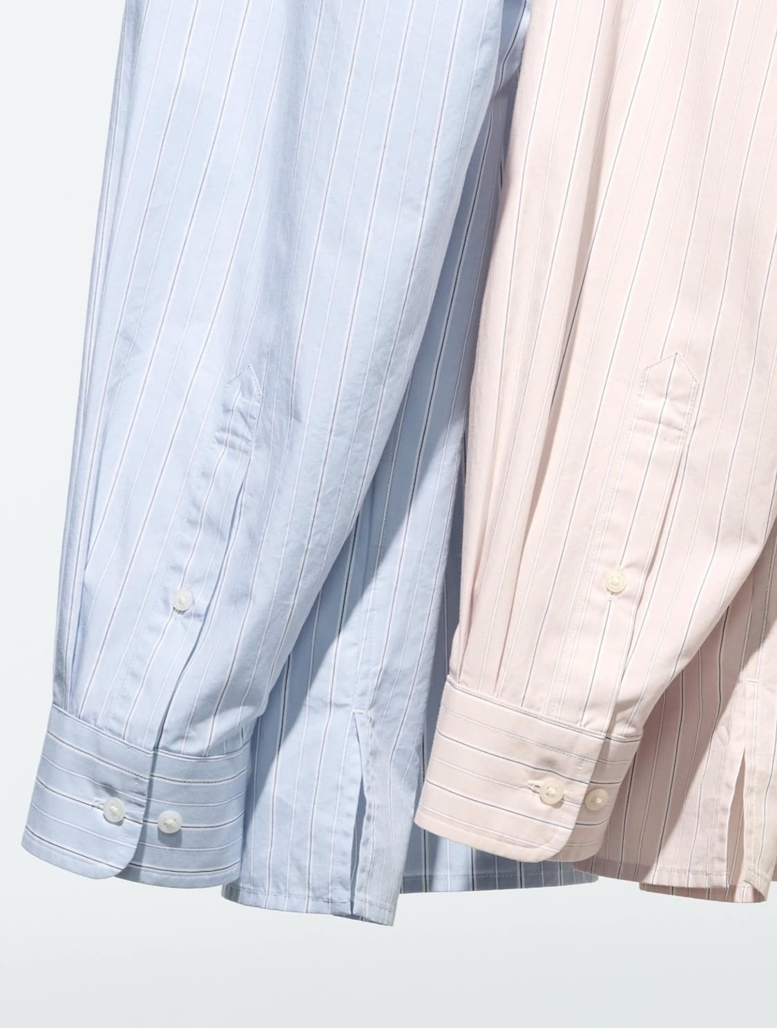 유니클로C/ 브로드클로스 오버사이즈 셔츠 핑크/ M 상품이미지6