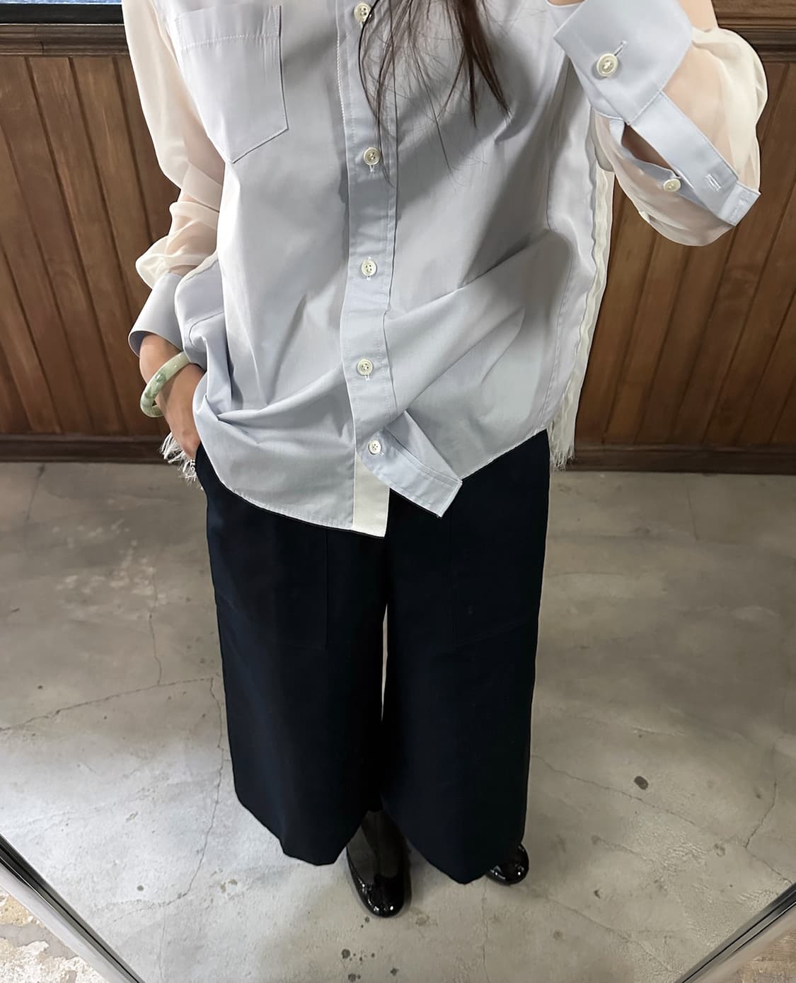 JIL SANDER minimal wide crop pants 상품이미지3