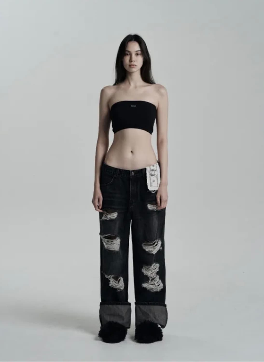 오도어 ODOR Dollar wide denim pants 상품이미지2