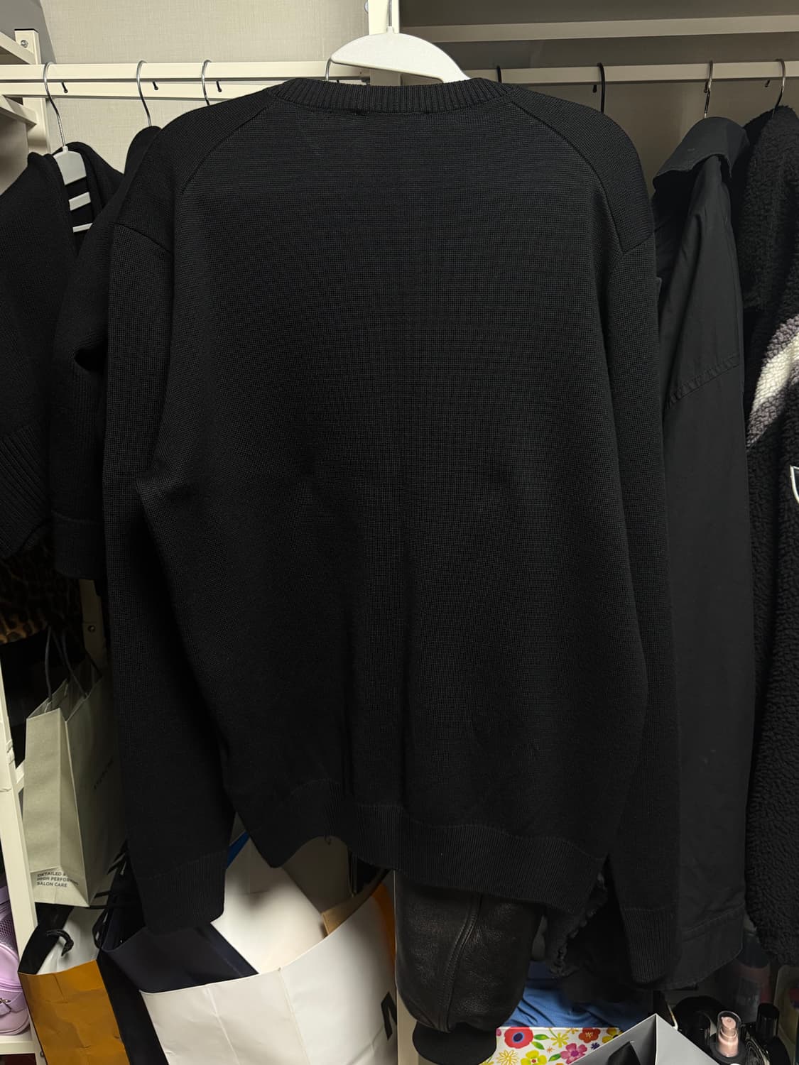 아미 니트 블랙 L 사이즈 (100~105) 상품이미지2