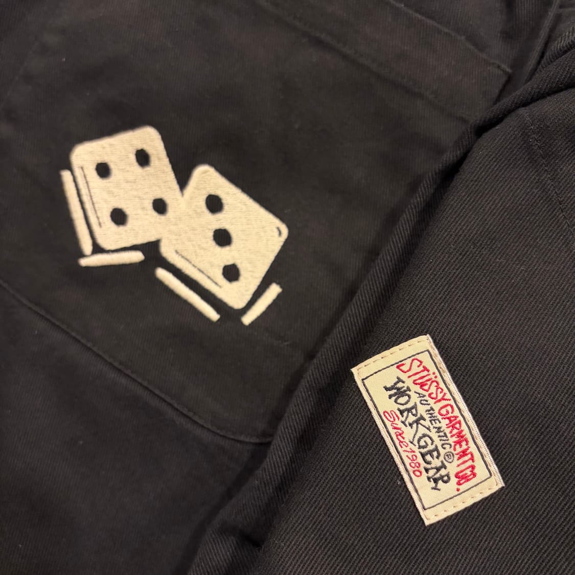 [M] 스투시 노마 아이콘 비치 워시드 블랙 팬츠 C104 상품이미지7