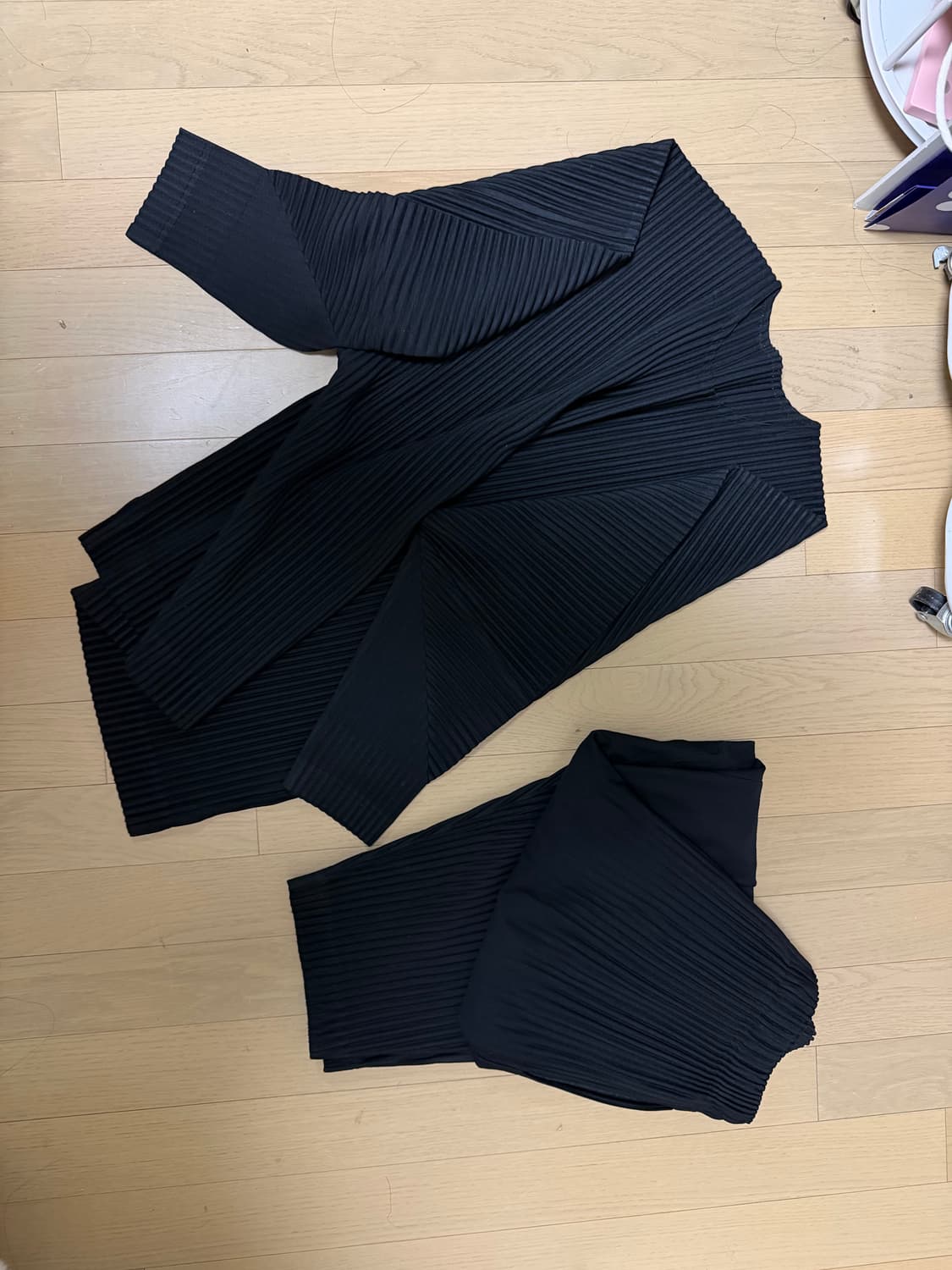 옴므 플리세 이세이 미야케(jf151) 셋업 상하의 세트 판매 상품이미지1