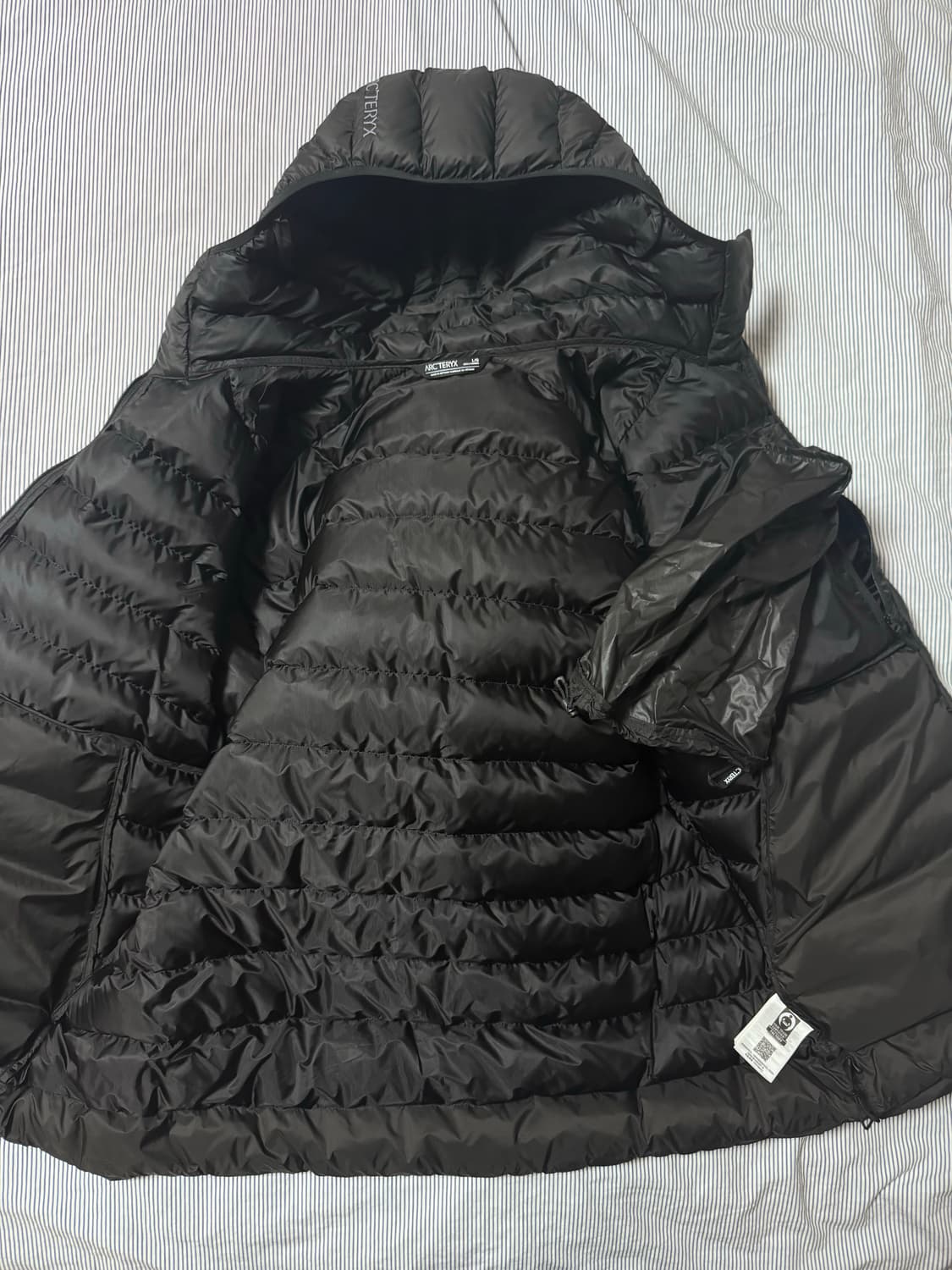 (SS급) 아크테릭스 세륨 후디 블랙 L 상품이미지9