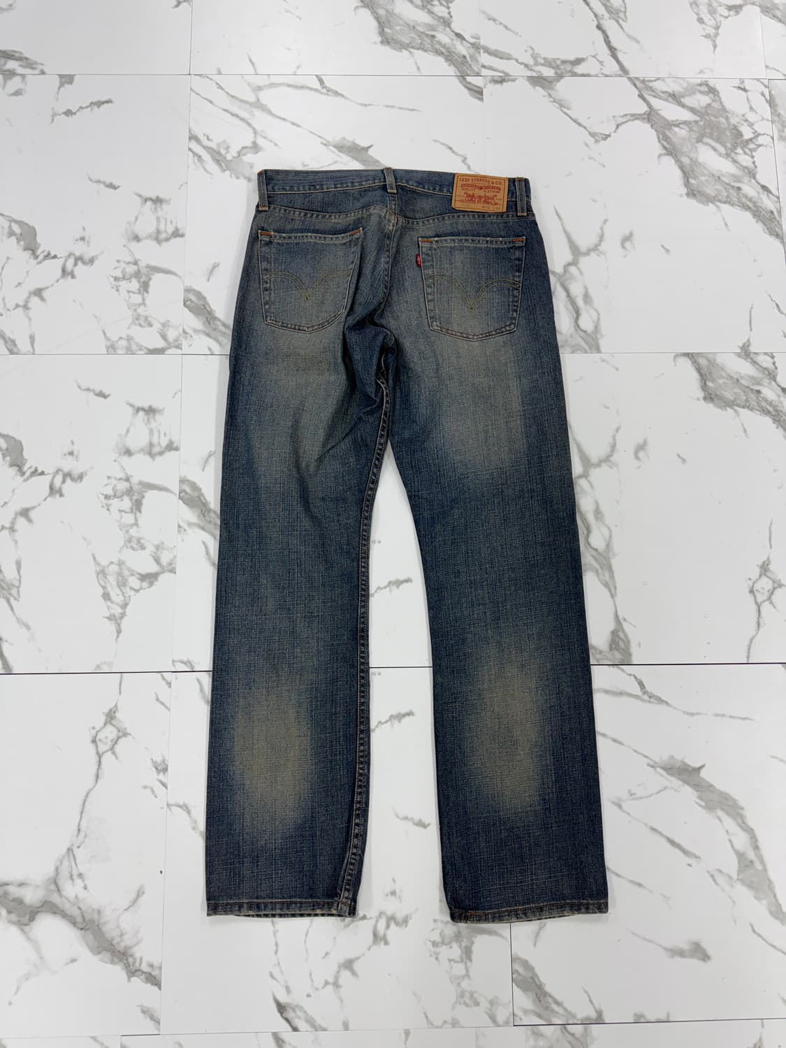 Levi's 리바이스 514 워시드 데님 팬츠 상품이미지5