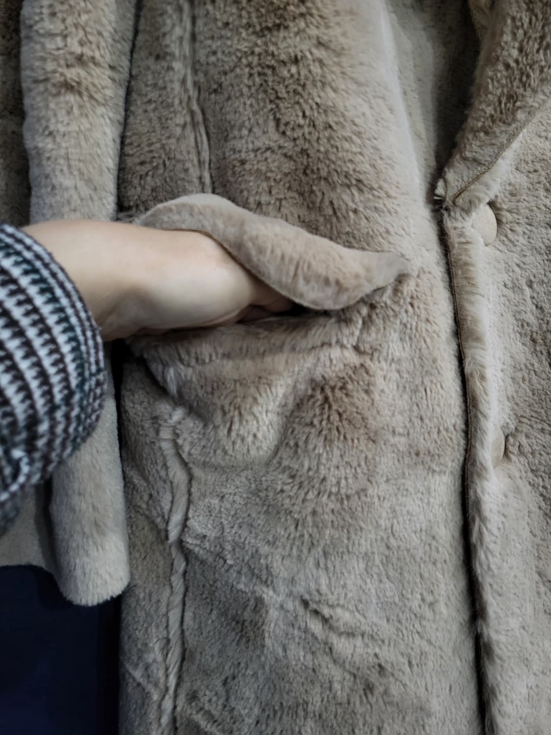 리버시블 양면 코트 상품이미지8