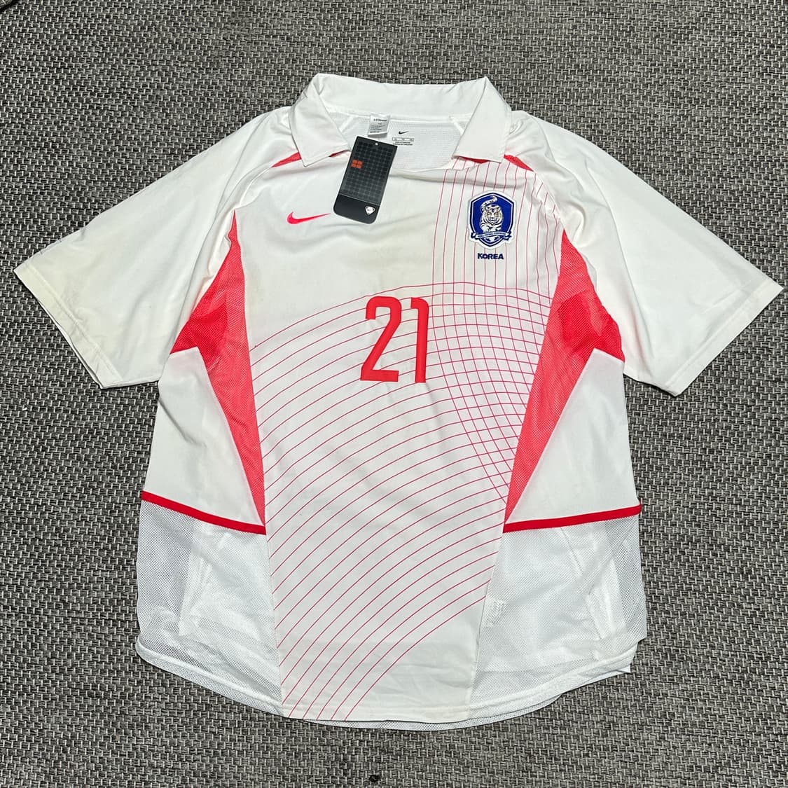 00‘s나이키 데드스탁 2002년 국대 박지성 유니폼 상품이미지2