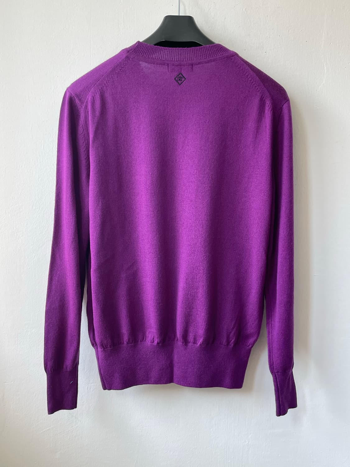 쉐입부티크 Premium WOOL Crew neck knit 퍼플 새상품 상품이미지10