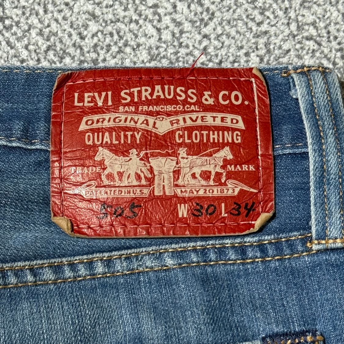 리바이스 505 레드택 30 상품이미지6