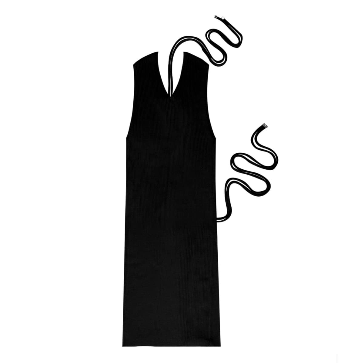 트리밍버드) 2-way Strap Sleeveless Knit BK F 상품이미지5