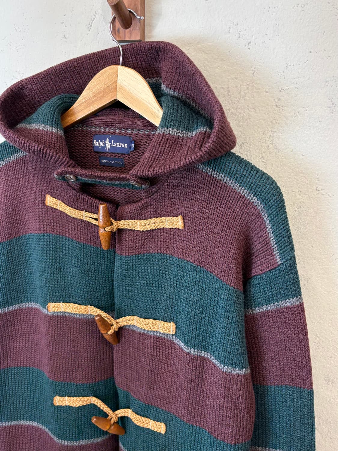 폴로랄프로렌 90s 빈티지 더플 니트 자켓 상품이미지4