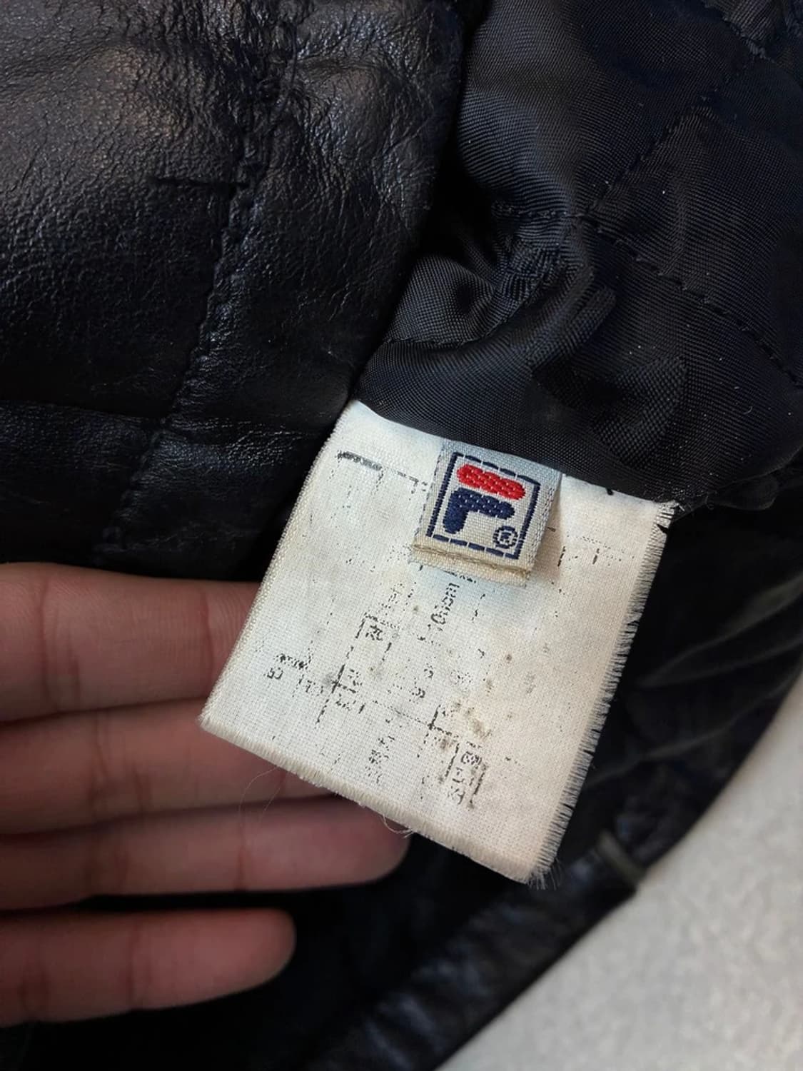 휠라 FILA 90's 100% 소가죽 레이싱 자켓 PN6106 상품이미지8