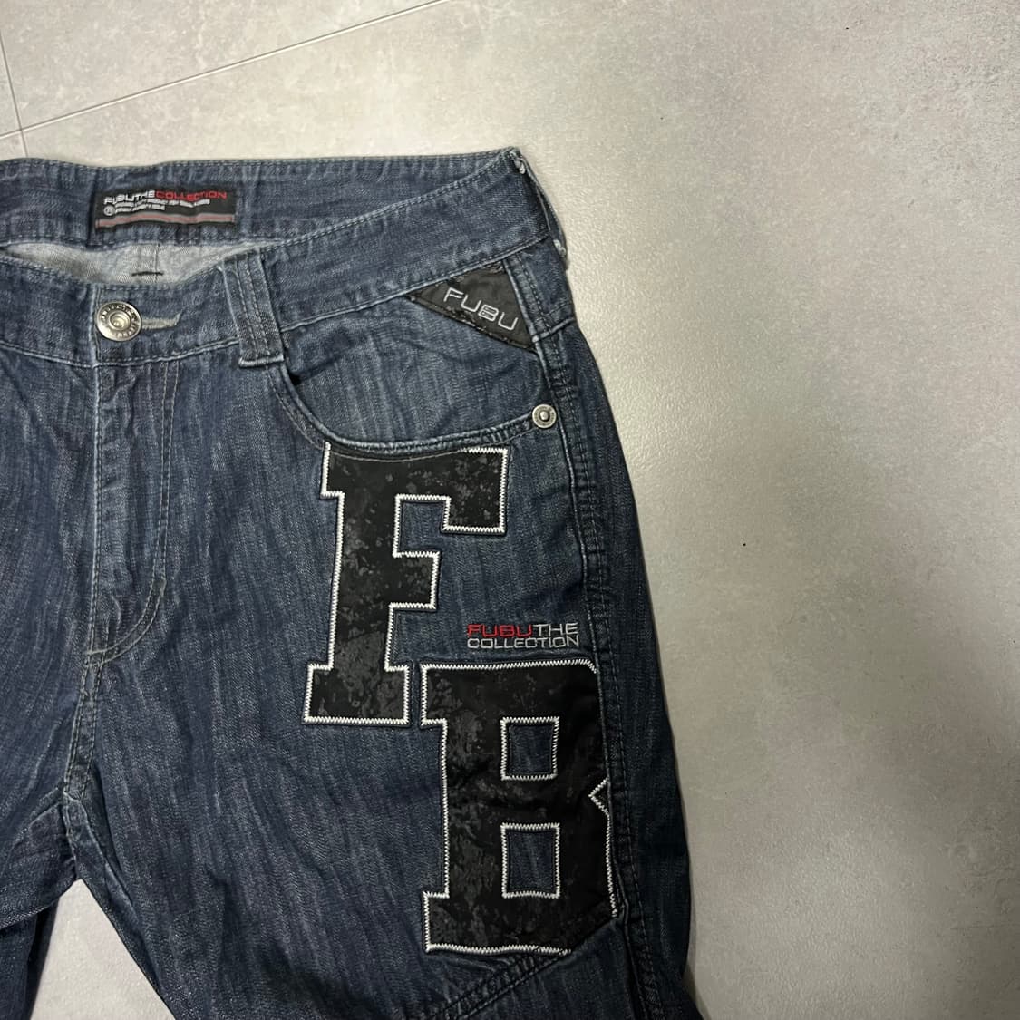 [32] 00s FUBU OG 빈티지 워싱 데님 청바지 상품이미지1