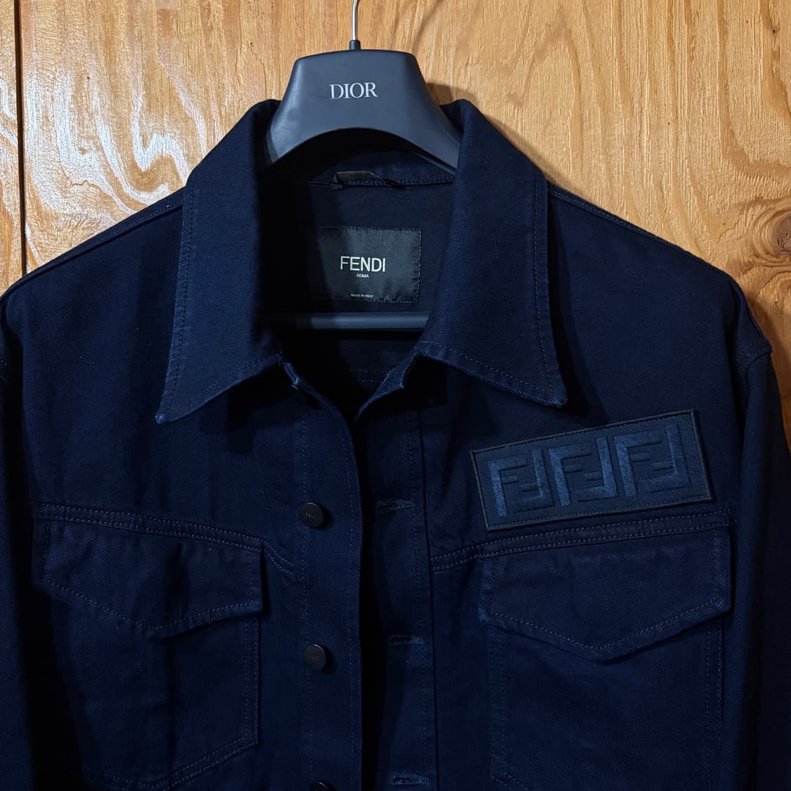 펜디 주카 FFF 청 데님 자켓 판매 합니다 상품이미지3