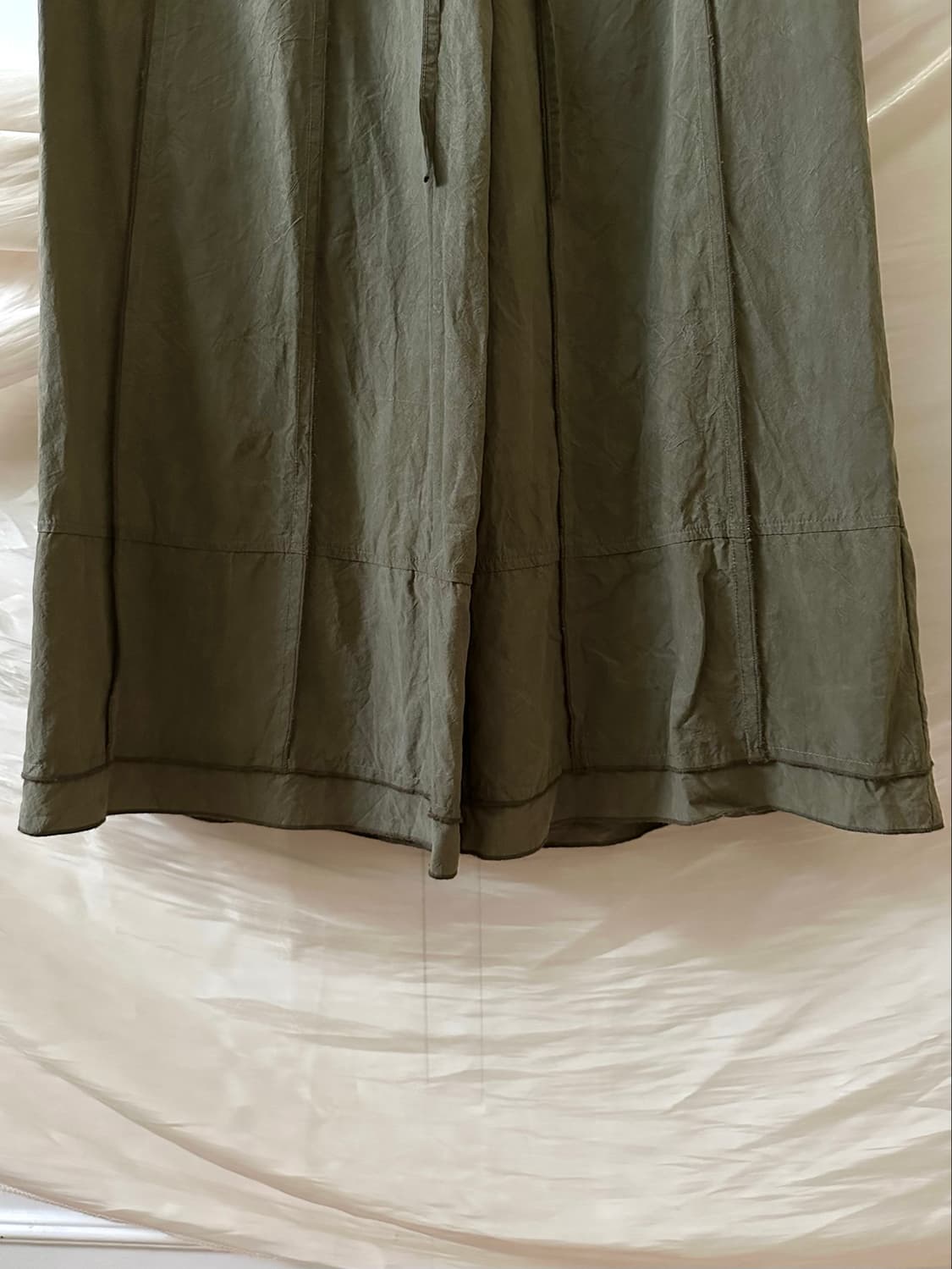 Khaki flutter pants 상품이미지8