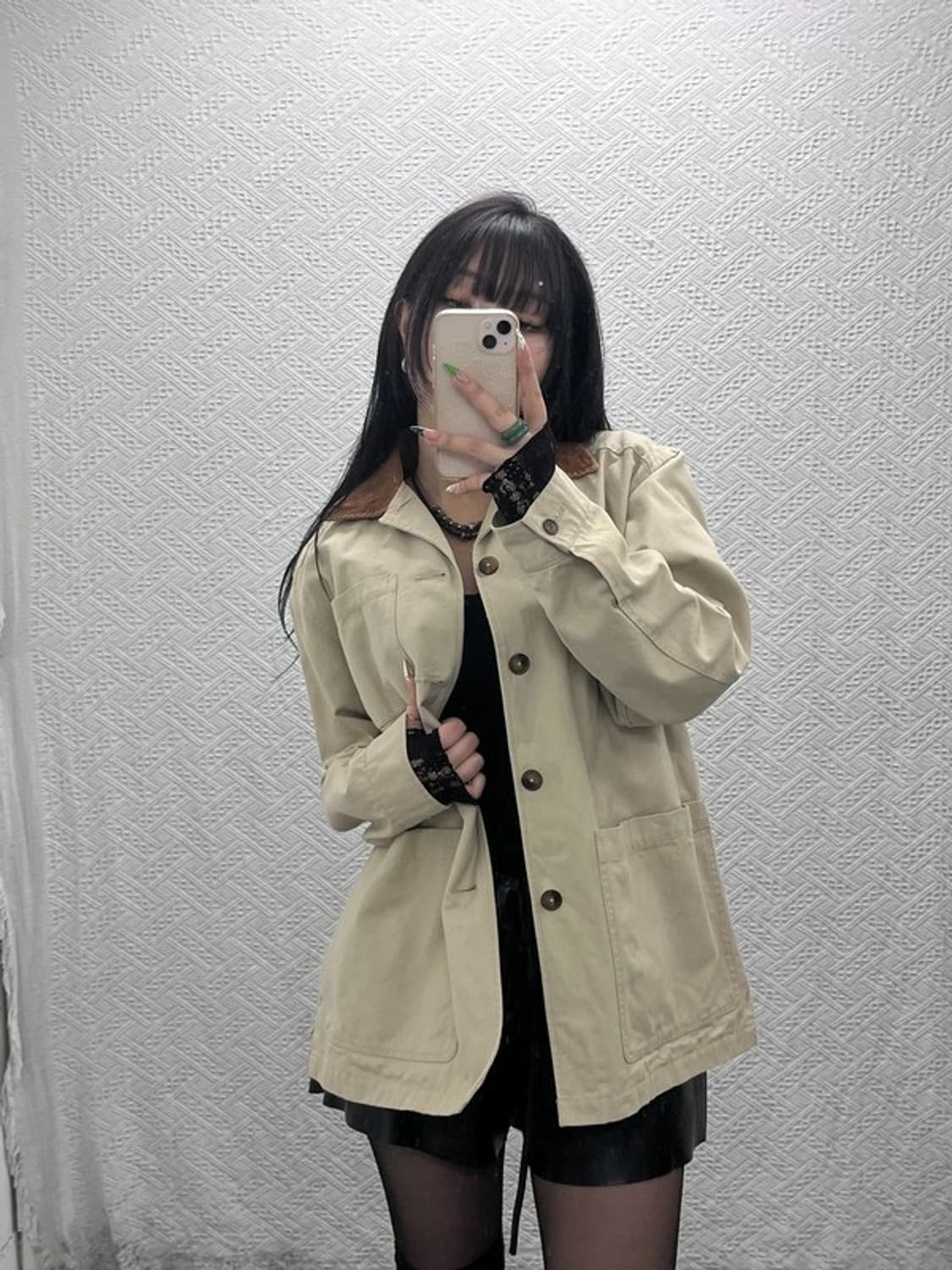 챕스 랄프로렌 오버핏 모호크 헌팅 워크 자켓 M C09016 상품이미지2