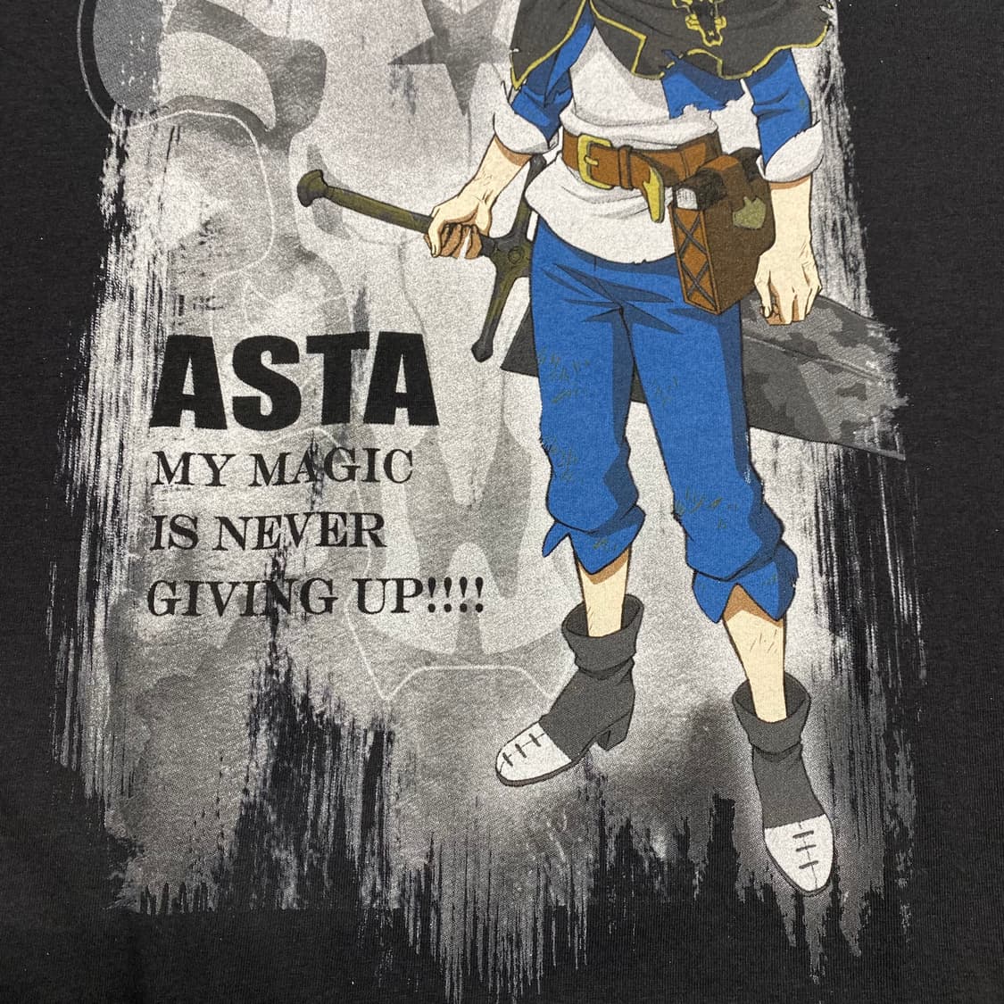 블랙클로버 아스타 오피셜 애니메이션 티셔츠 상품이미지5