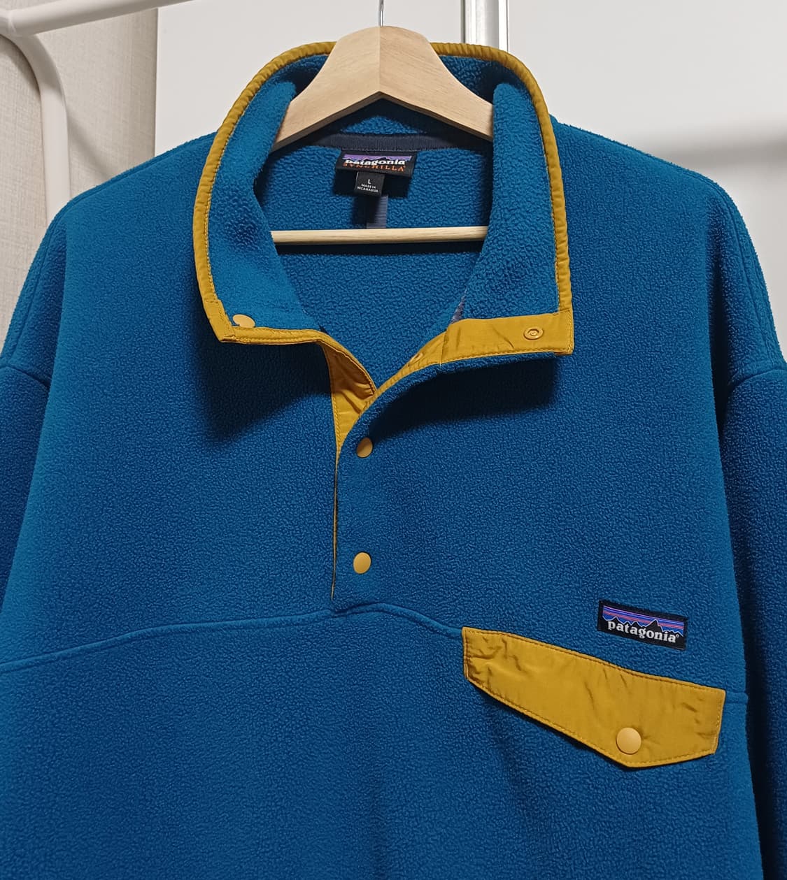 [L] 파타고니아 신칠라 스냅티 언더 워터 블루 상품이미지3