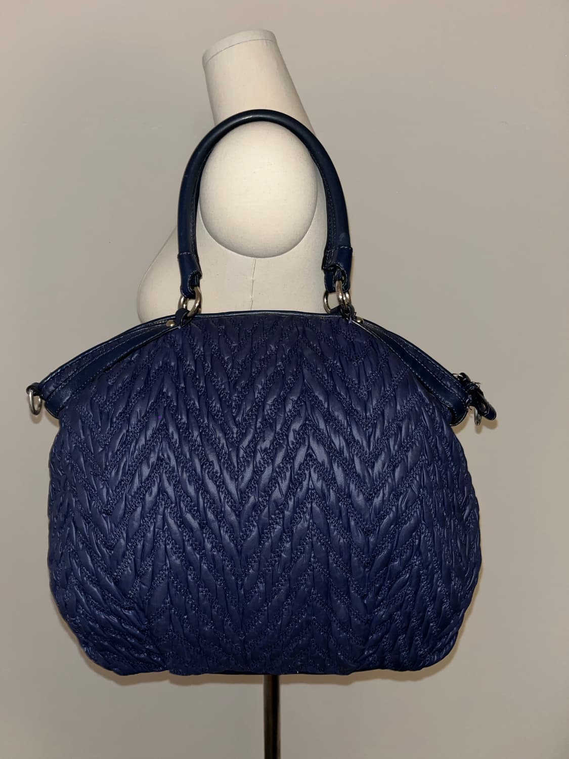 Coach Quilting Navy shoulder bag 상품이미지3
