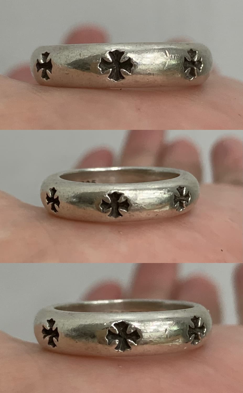 [US 7] 크롬하츠 네거티브 플러스 링 반지 상품이미지2