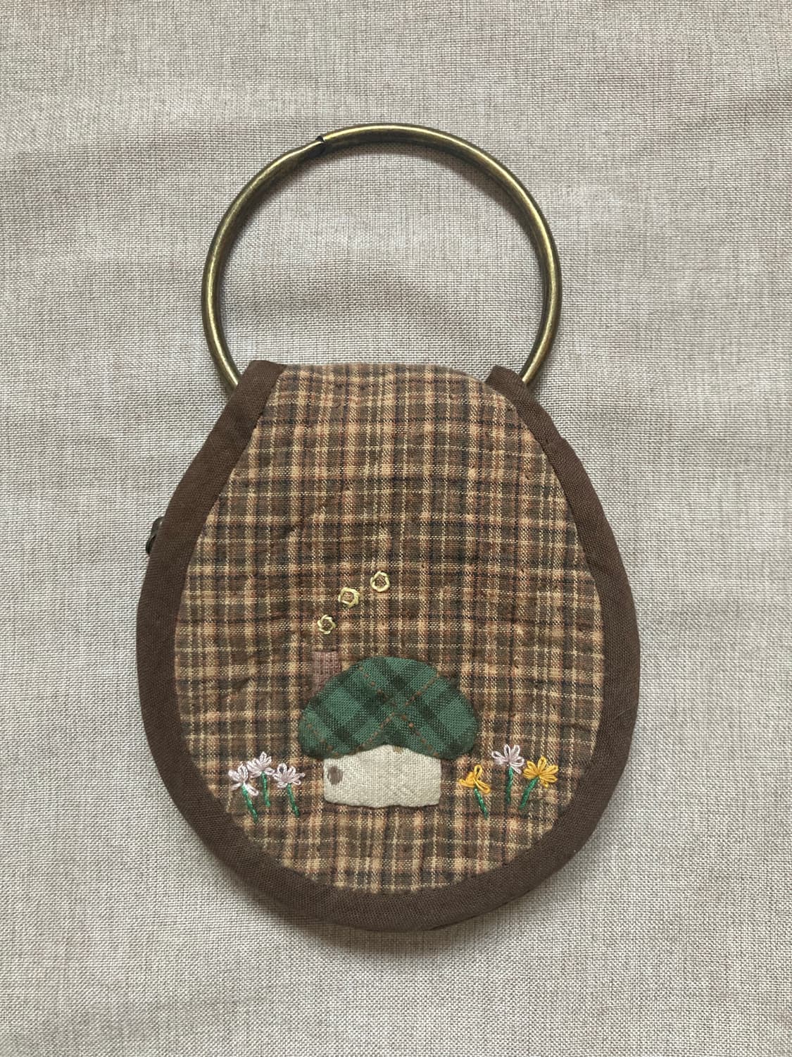 핸드메이드 아플리케 스냅 포켓 키링 상품이미지2