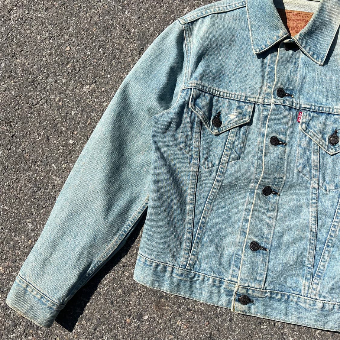 90’s 리바이스 71557 빅E 데님 트러커 자켓 상품이미지5