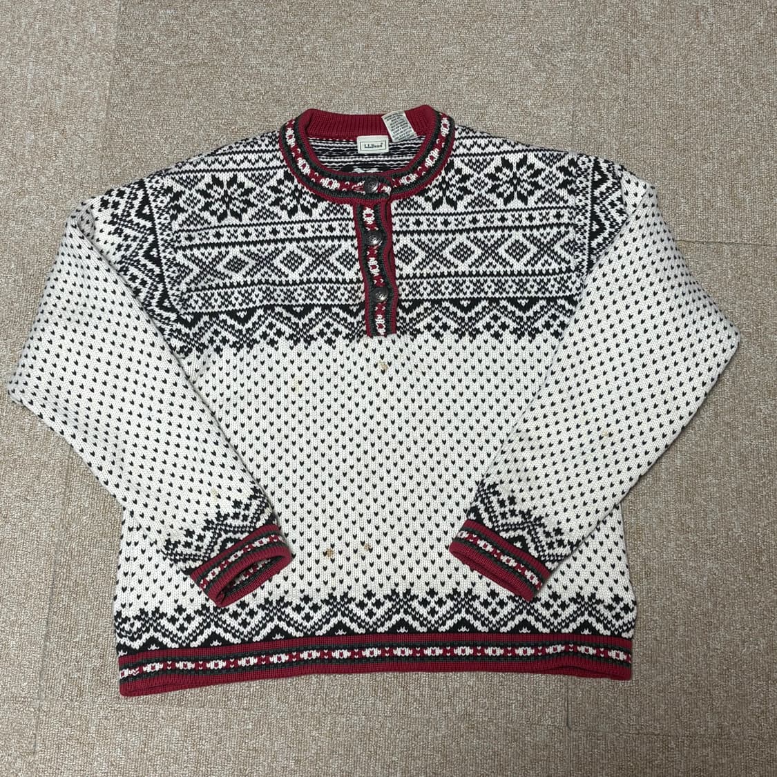 90‘s 엘엘빈 티롤리안 스웨터 상품이미지2