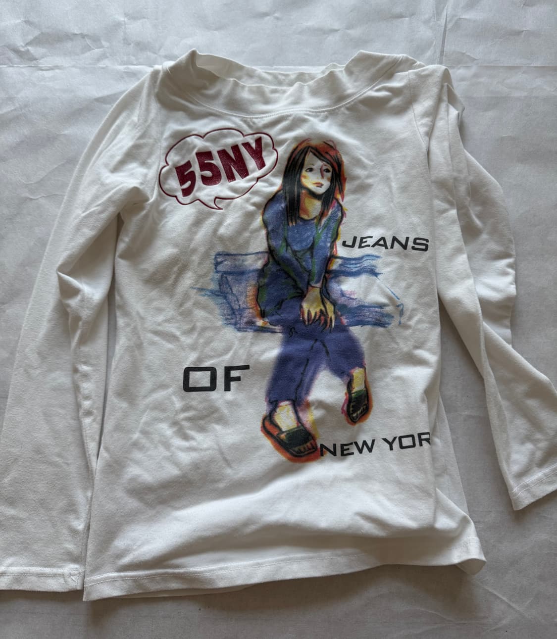 Rock Babe Kitakurie by Kit 스케치 미드넥 롱 슬리브 상품이미지1