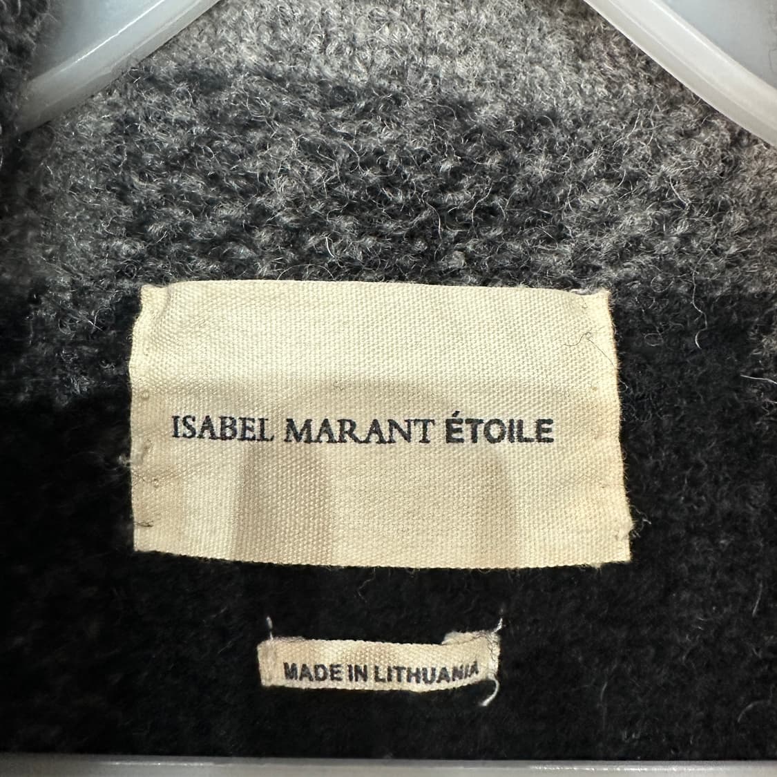 이자벨마랑 체크 코트 38 size 상품이미지3