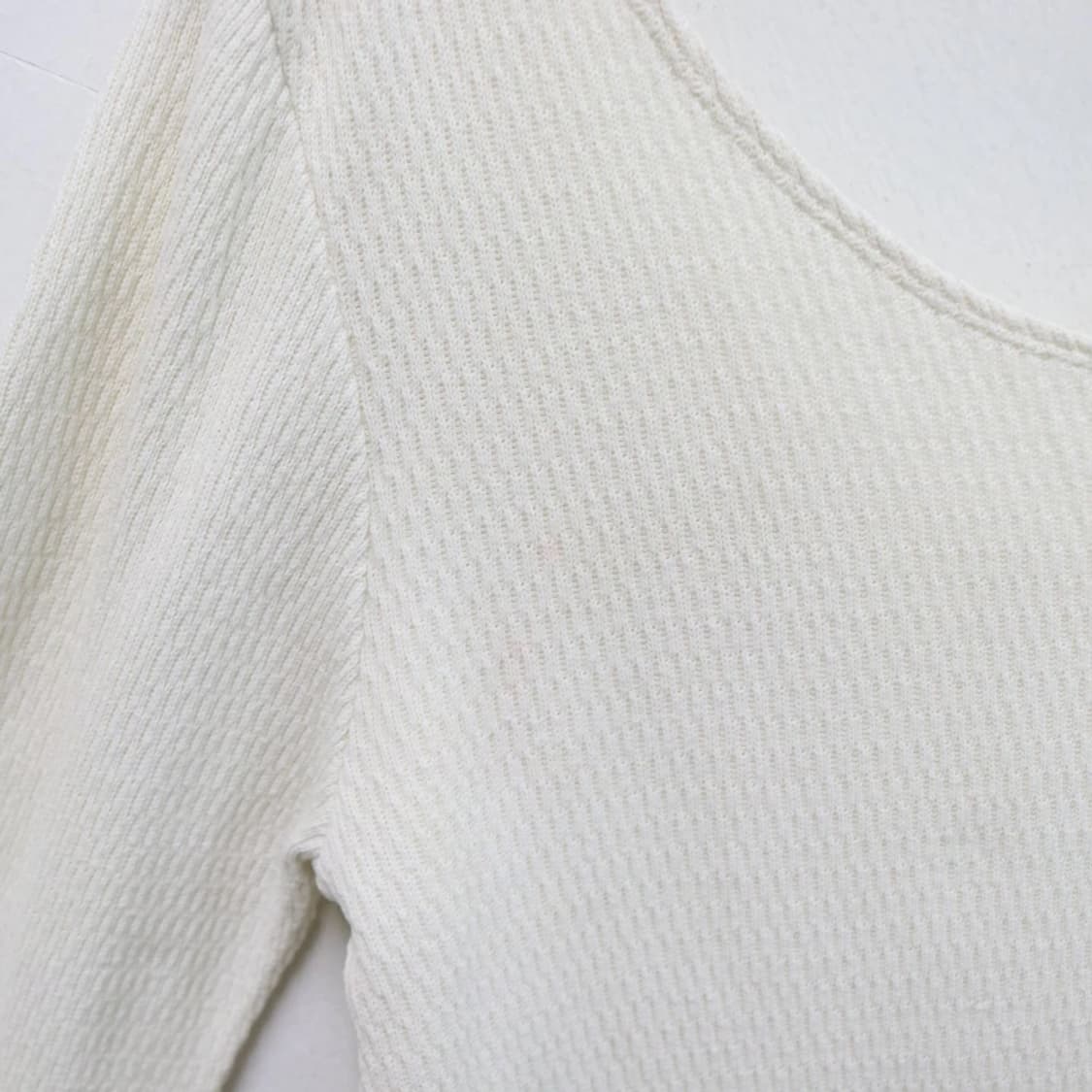 ANATHER EDITHION 딥 유넥 와플 긴팔티셔츠 63312 상품이미지7