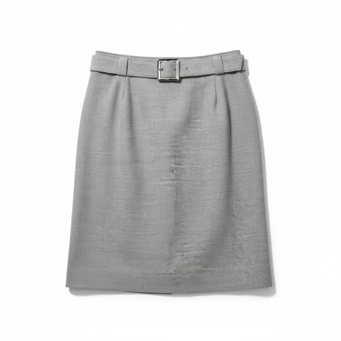 Courreges 회색 벨트 스커트 상품이미지1