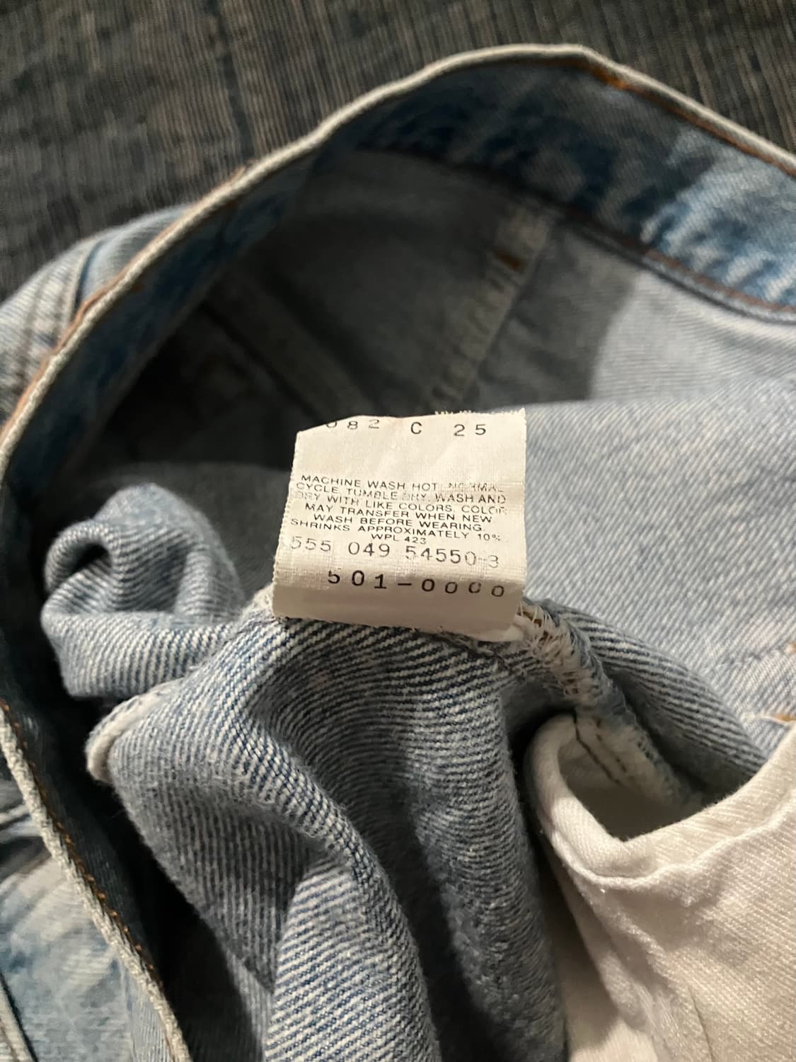 🇺🇸 80s USA 빈티지 리바이스 501XX 데님 팬츠 발렌시아 상품이미지9