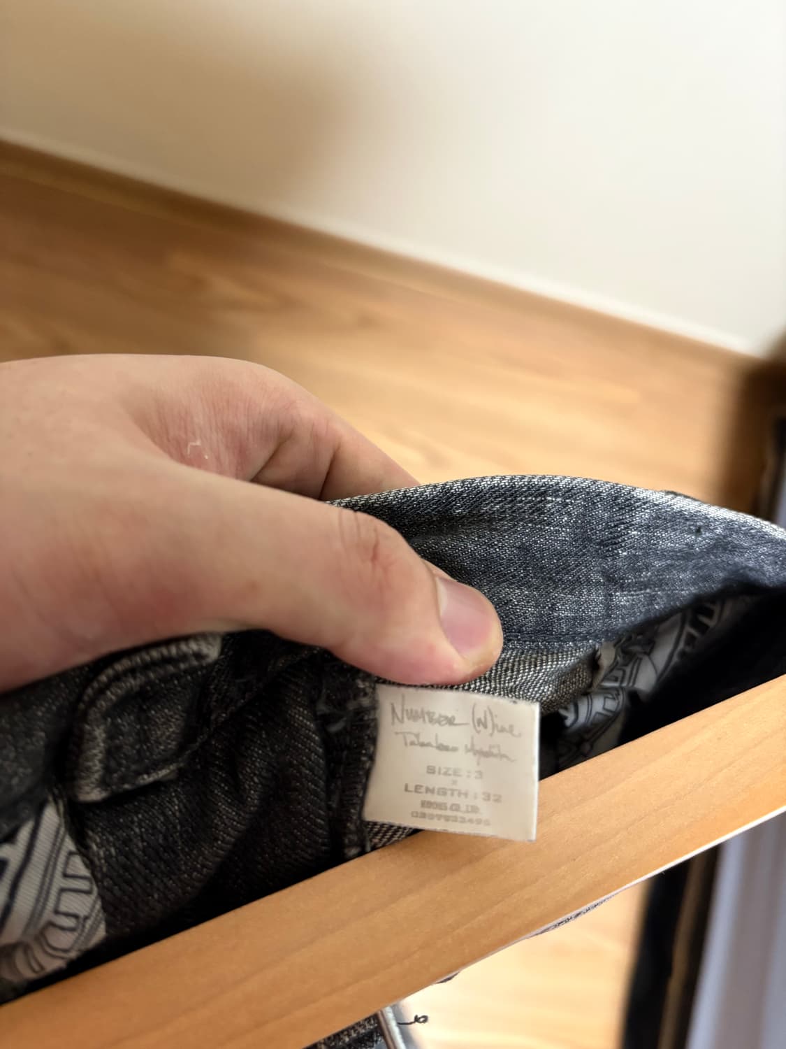 Number  nine Nightcrawler 05ss 데님 3x32 상품이미지4