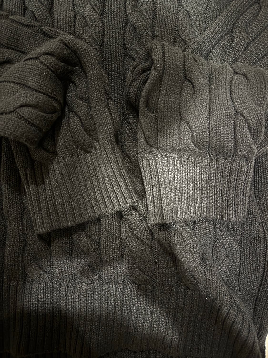 폴로 반집업 니트 상품이미지5