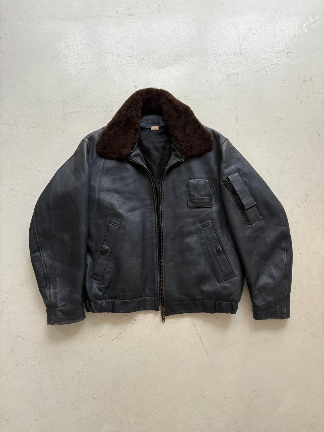 70's French Air Force Piolot Leater JK 상품이미지2