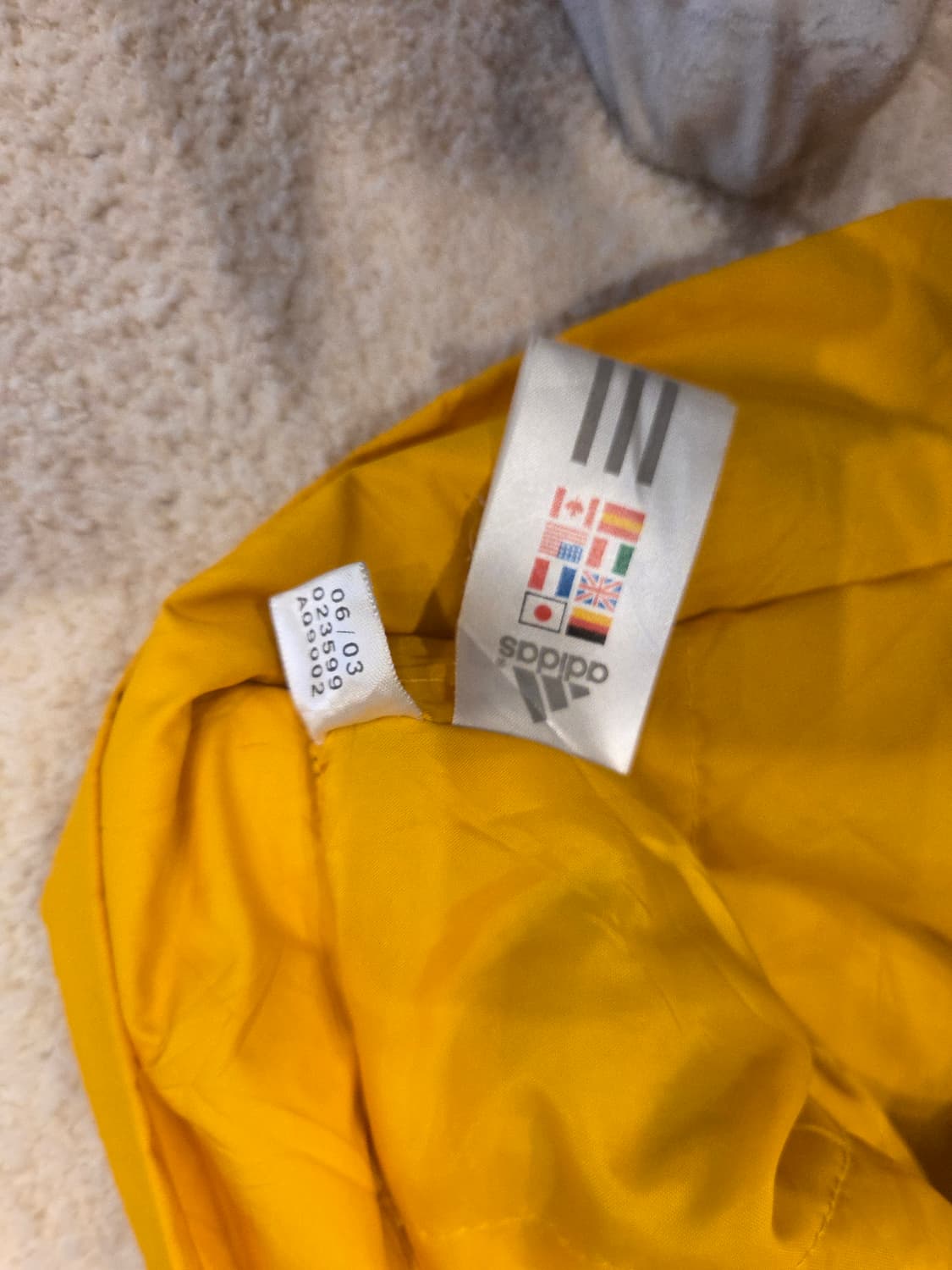 00'아디다스 OG 네이비-옐로우 져지 트랙탑[오버사이즈] 상품이미지6