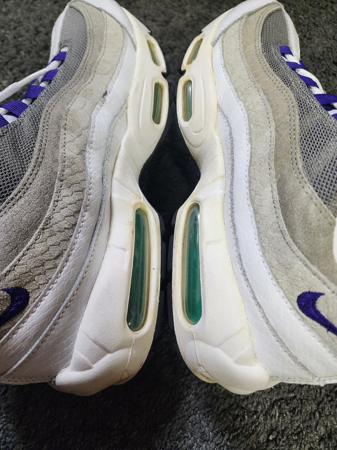 나이키 에어맥스95 보라매쉬 스네이크스킨 265 상품이미지3