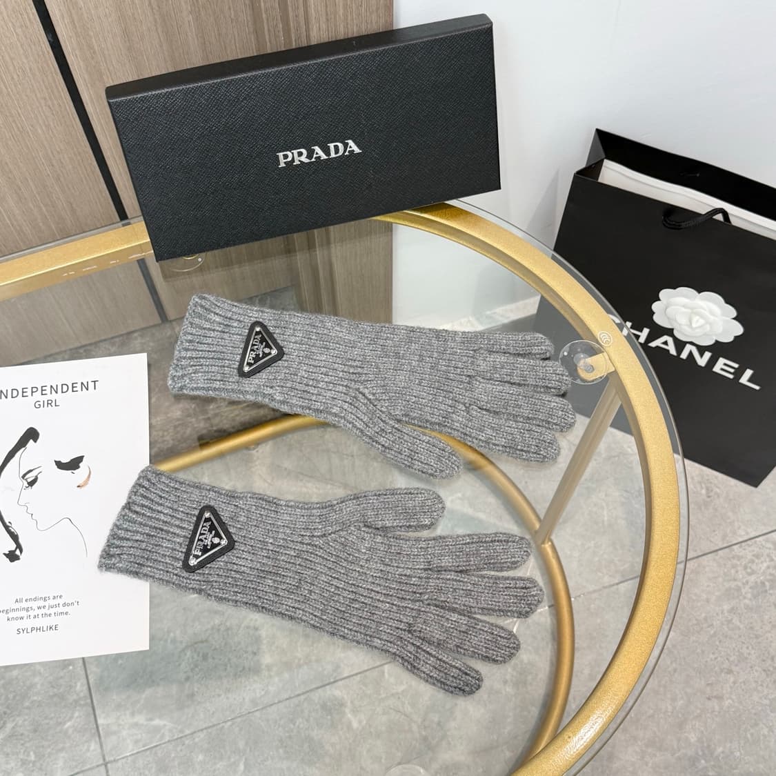 프라다 장갑 여성 기모
 상품이미지3