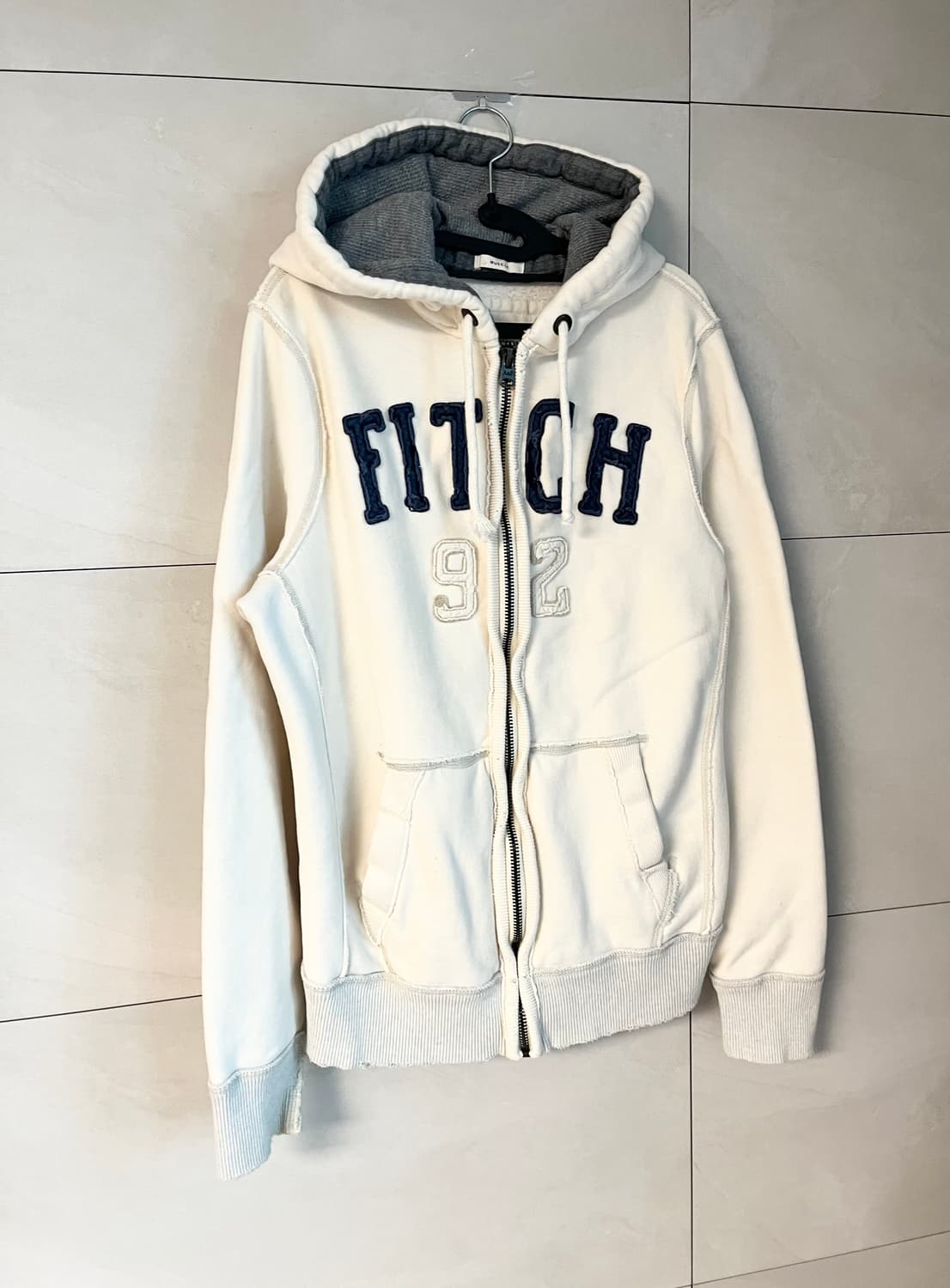 아베크롬비 아이보리 대장 후드집업 [L] 상품이미지2