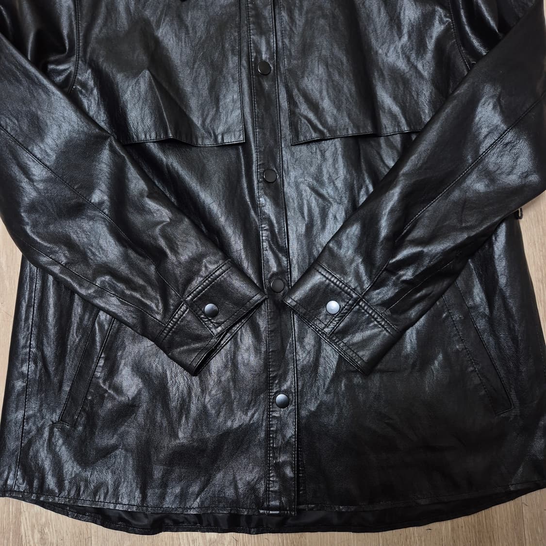 보이스 오브 보이스 여성 싱글 가죽자켓 (55) 상품이미지3