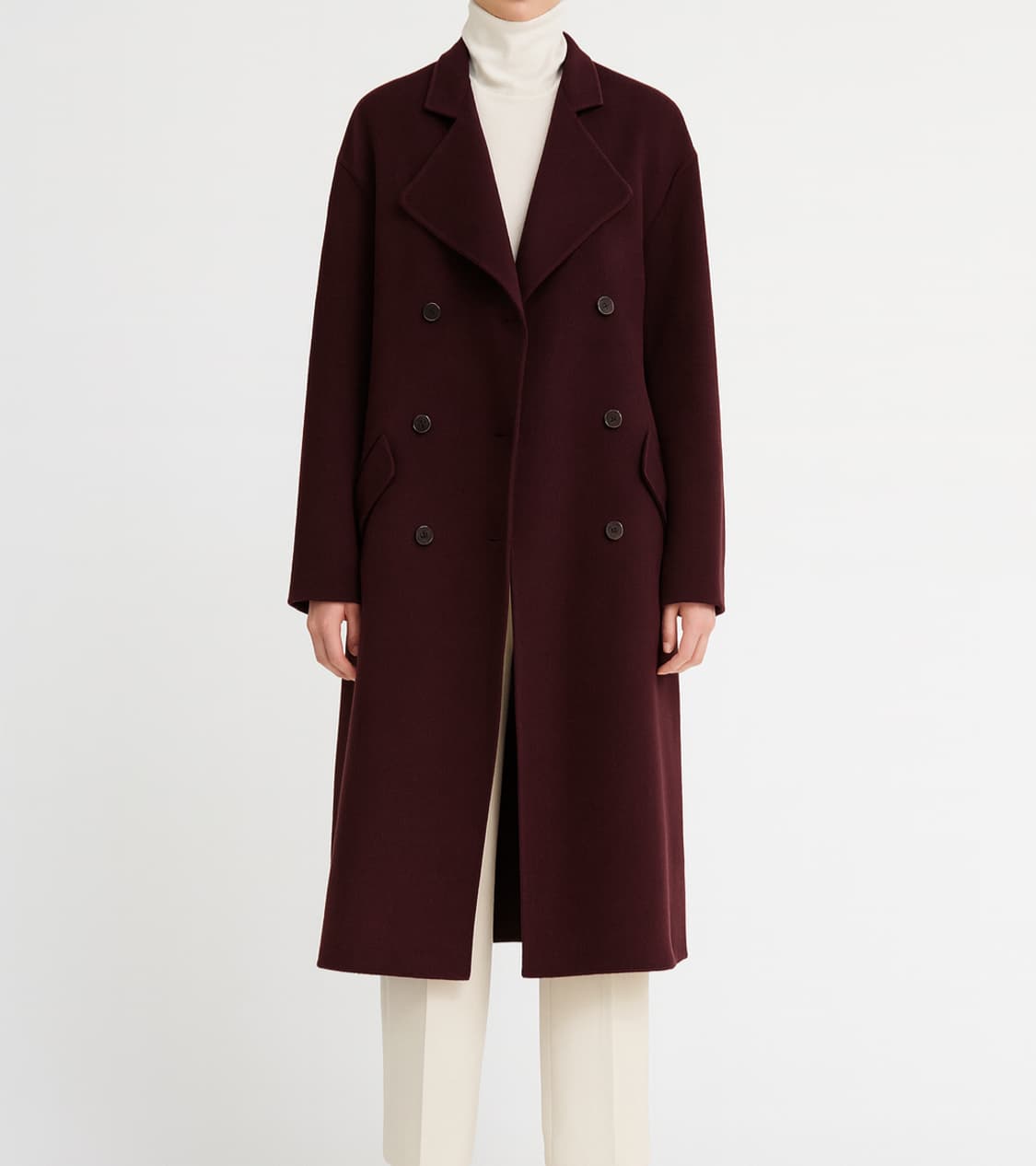 띠어리 Theory 캐시미어 블렌드 벨트 더블 코트 상품이미지4