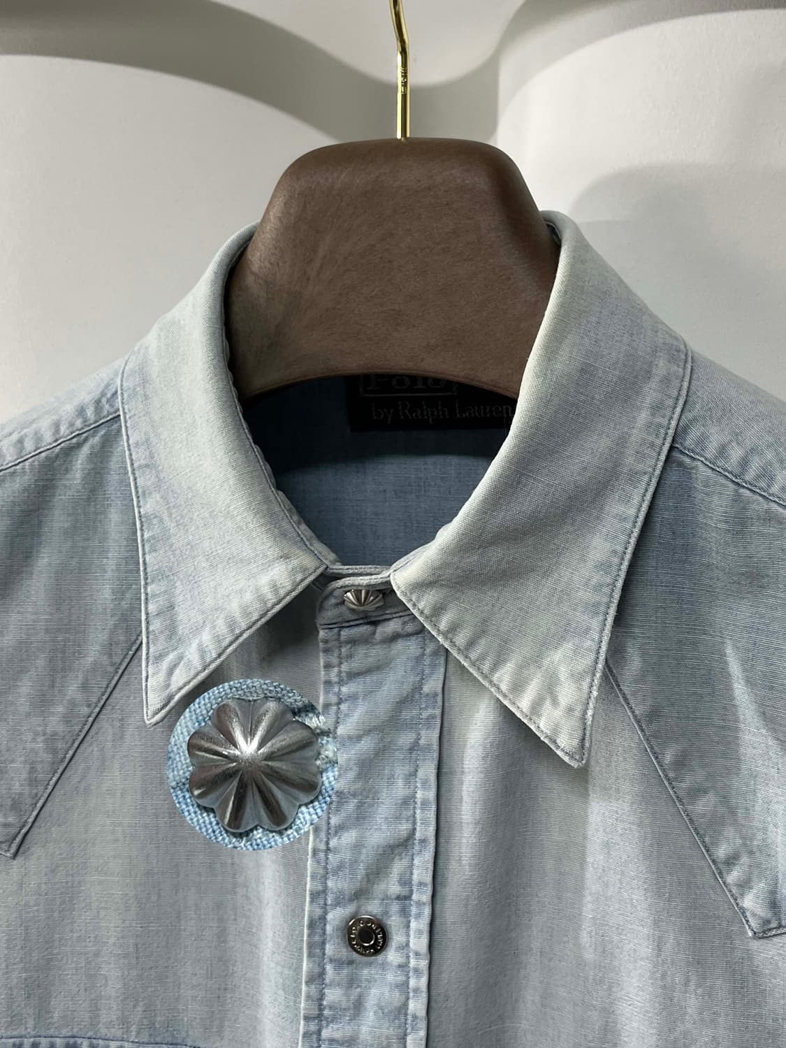 폴로 랄프로렌 인디언헤드 데님 콘초 사우스웨스턴 셔츠 상품이미지7